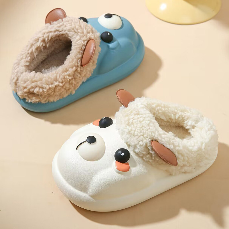 儿童棉鞋冬季卡通小熊包跟防水棉拖防滑加绒保暖男女童亲子棉拖鞋,童鞋/婴儿鞋/亲子鞋,棉鞋,淘宝优惠券,粉丝福利购,淘宝优惠卷