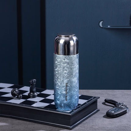 焖大师晶钛闷泡杯家用商务保温杯茶水分离便携随行泡茶杯MD-T460Y