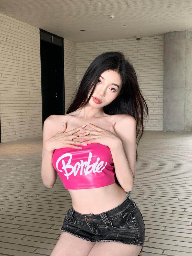 美式甜辣妹抹胸小背心女夏性感美背内搭pu皮裹胸纯欲上衣短款外穿,女装/女士精品,抹胸,淘宝优惠券,粉丝福利购,淘宝优惠卷