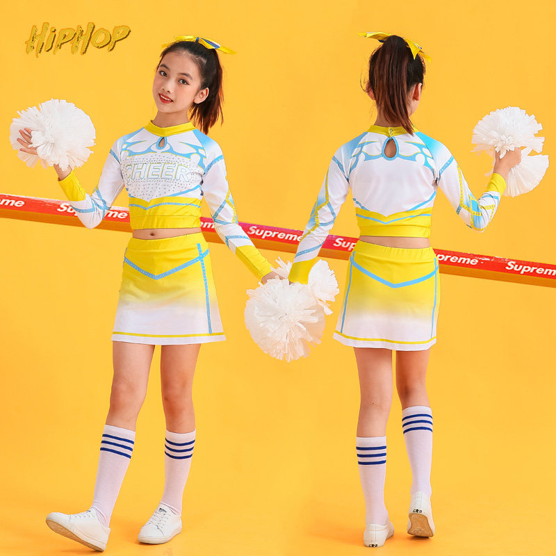 专业定制啦啦操服装儿童拉拉队服少儿健美操成人竞技比赛演出服装