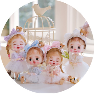 ob11娃衣gsc套装可穿仙女小纱裙熙熙手作娃衣连衣裙