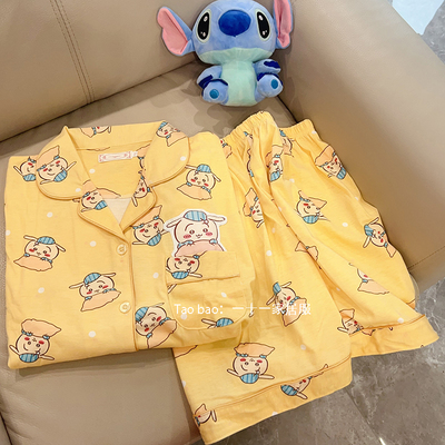 纯棉乌萨奇chiikawa睡衣夏季短袖