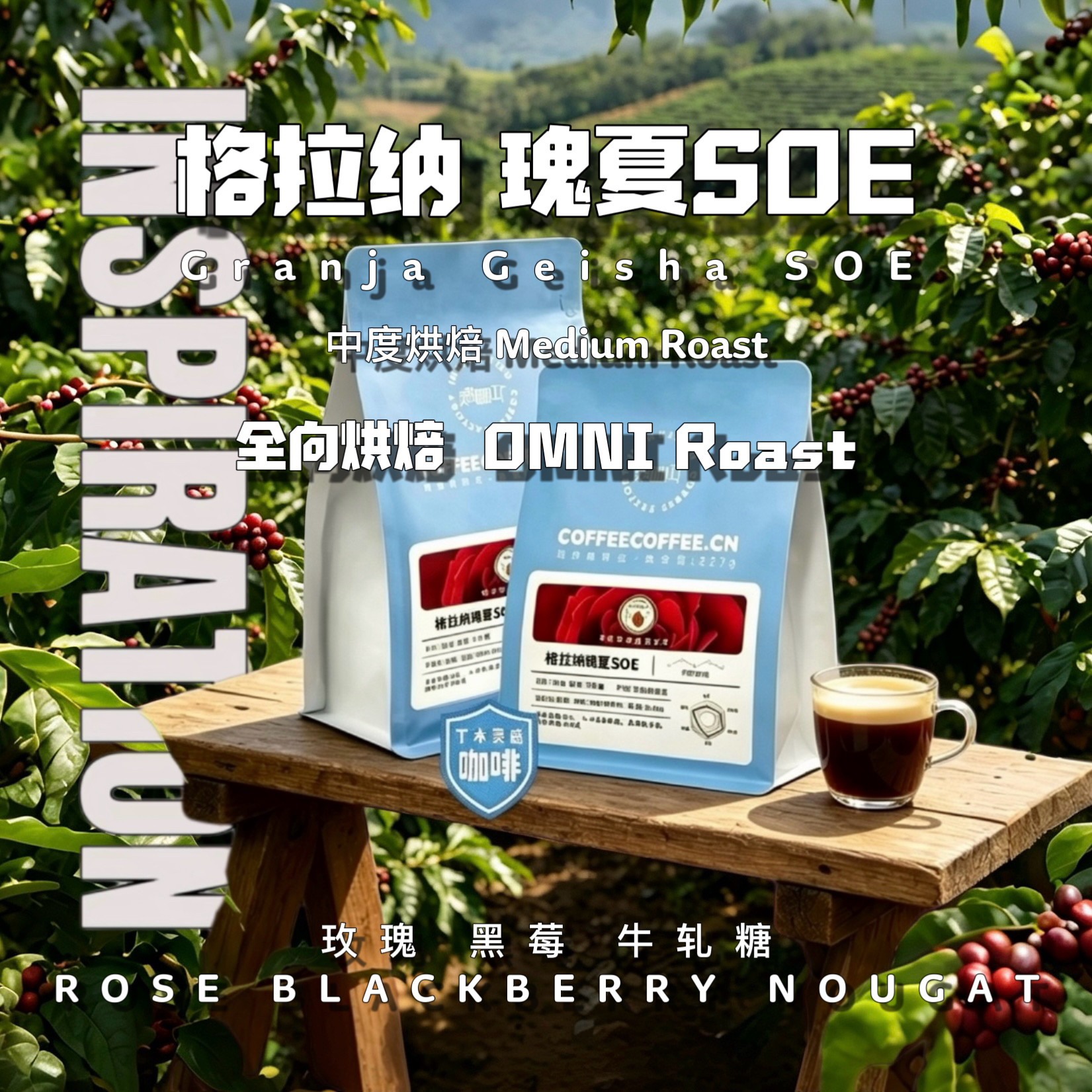 SOE意式手冲瑰夏日晒黑咖啡酸甜