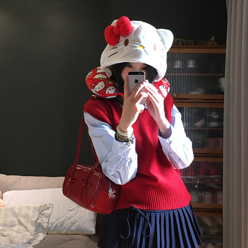 hellokittyU型枕迪士尼可