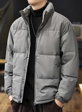 美式复古短款羽绒服男2025冬季新款高充绒加厚保暖休闲外套情侣款