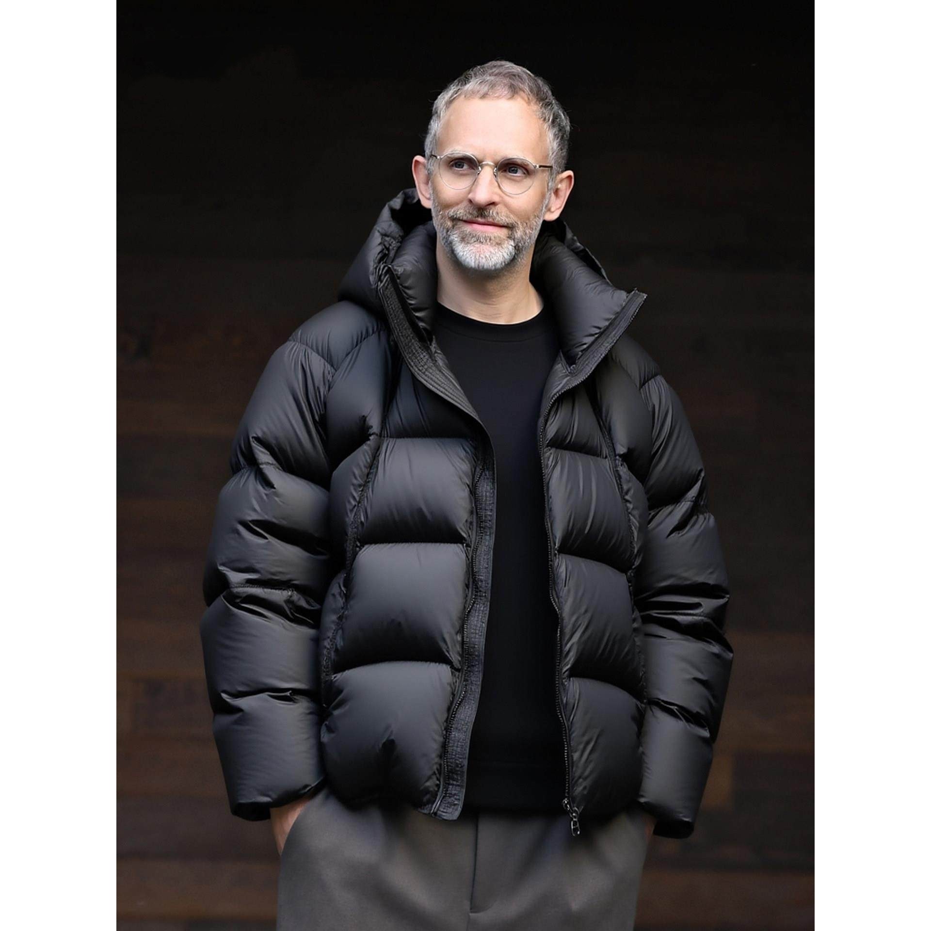 2025新款男士羽绒服冬季加厚300g高充绒量龟背设计感青少年防寒服