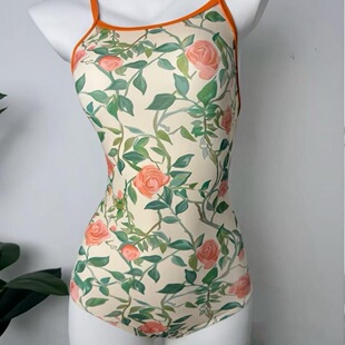 杜邦莱卡面料竞速款女式连体单层泳衣性感舒适适合竞速潜水运动