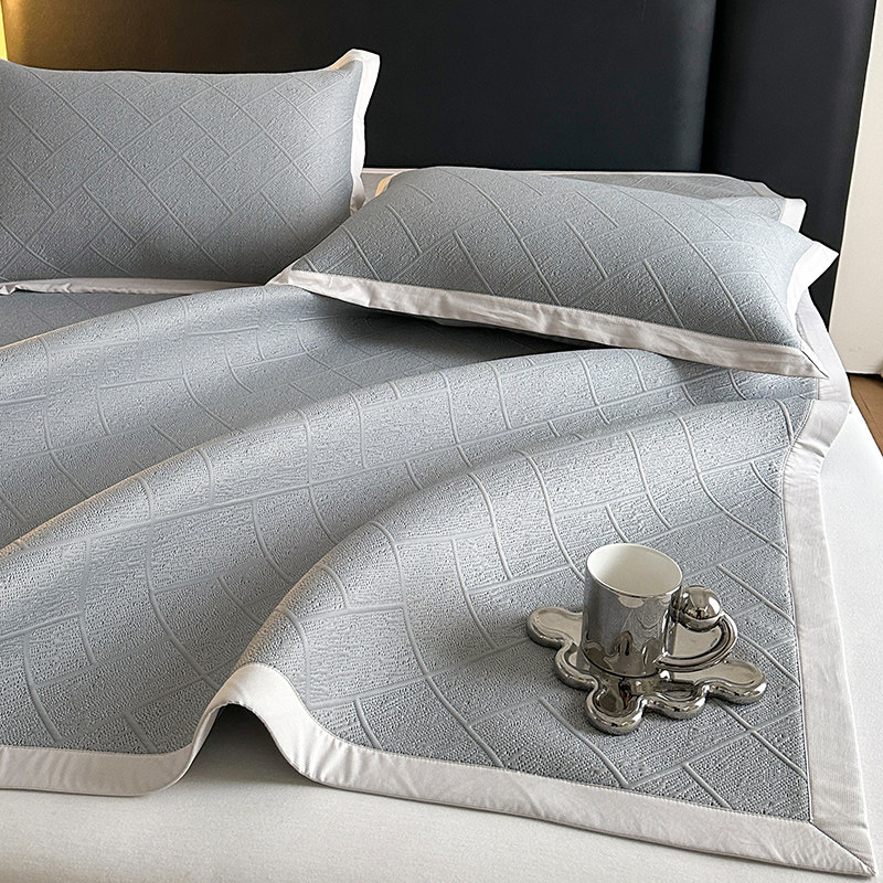 a类母婴级高分子凉席冰丝软席子夏天2025新款夏日床席床笠可机洗,床上用品,冰丝席,淘宝优惠券,粉丝福利购,淘宝优惠卷