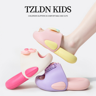 男童宝宝家居 室内洗澡防滑软底小孩凉拖鞋 儿童拖鞋 女童夏2025新款