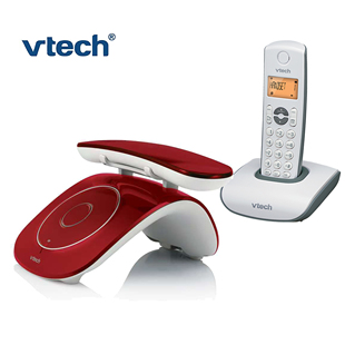 伟易达VT2033 创意固话 2固定无绳电话子母机办公家用无线座机时尚