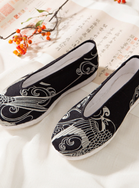 内联升布鞋男鞋手工千层底布鞋男马踏飞燕(云燕)礼小元布鞋8512A