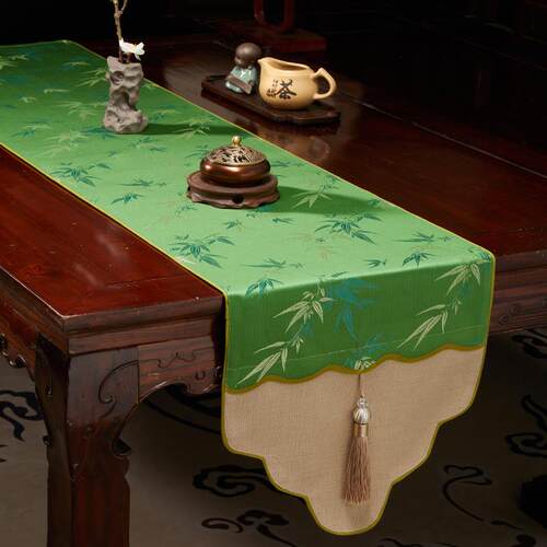 新中式桌旗茶几茶旗中国风禅意