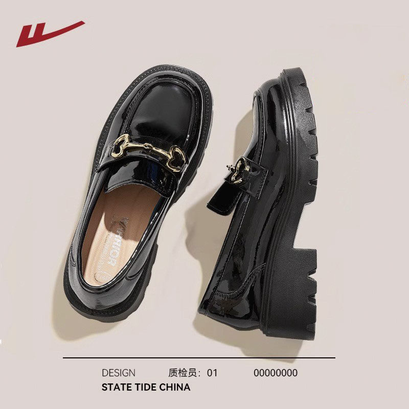 回力国货正品学院风皮鞋