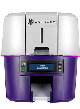 ENTRUST DS2证卡打印机考勤门禁社保制卡机员工卡IC卡ID卡打印机