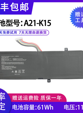 适用于机械师F117-VA VD VB VR26 VG65T A21-K15 G15G笔记本电池