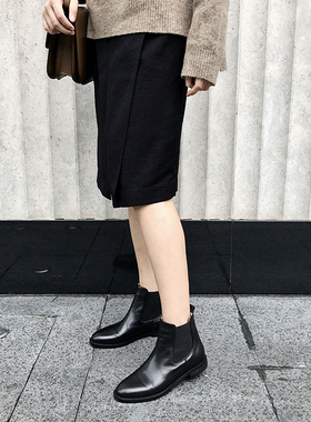 经典手工靴 2017秋季新款英伦风马丁靴女短靴平底单鞋