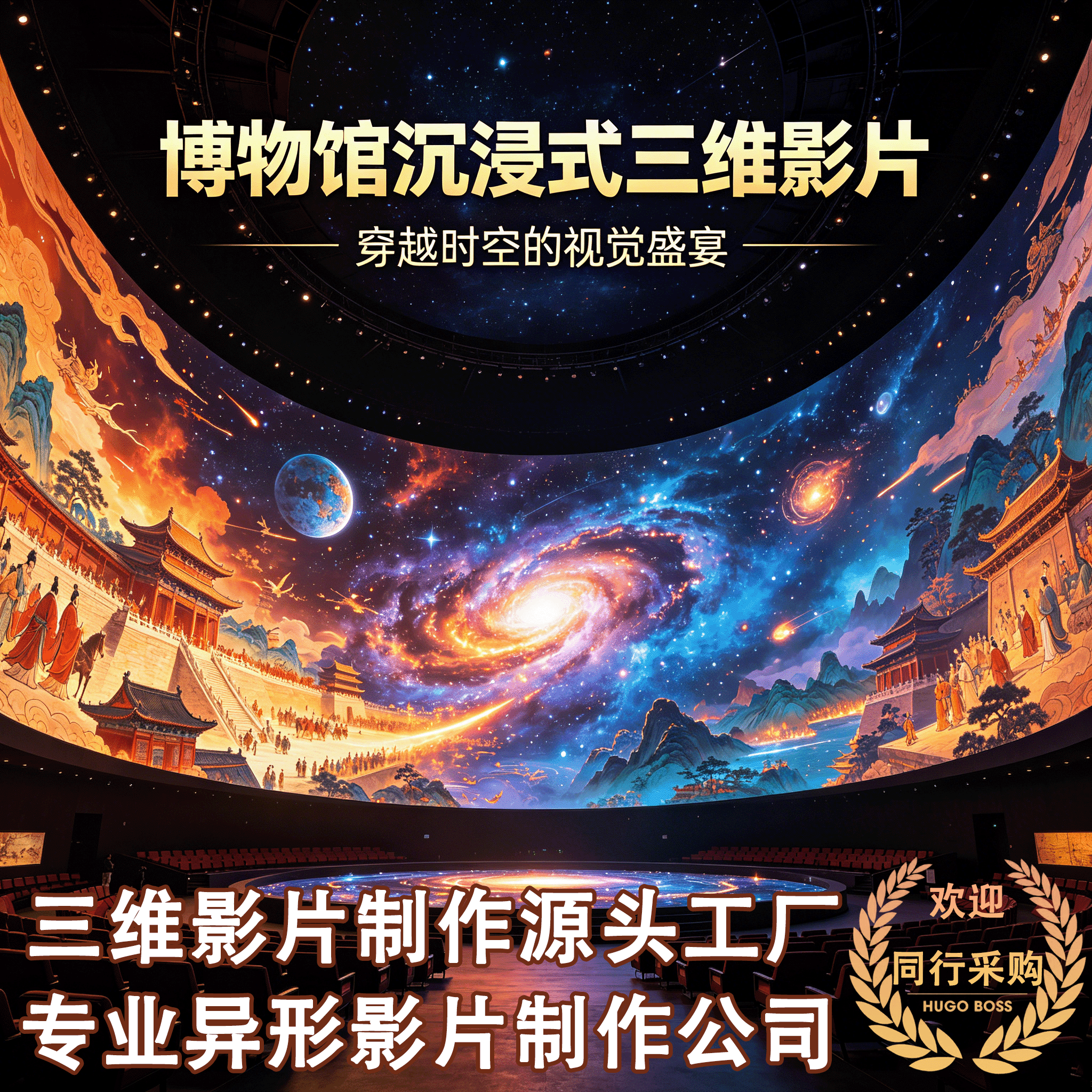 展馆VR/4D/5D影院沉浸式制作