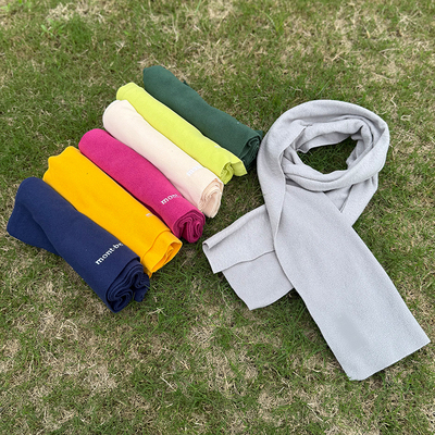 日系儿童围巾男女童秋冬保暖围巾亲子围巾围脖中大童宝宝柔软围巾