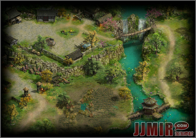 传奇地砖地图 城镇系列 新手村庄 高清独立地砖 完整封边 CZ057