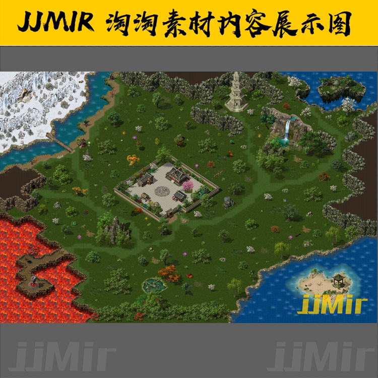 传奇战纪冰火之巅高清地图素材