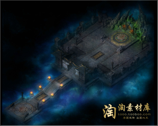 传奇地图素材 副本活动 高清独立地砖 游戏地图原图原画- HD129