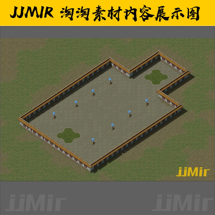 传奇地图素材 传战系列 重置版二 擂台活动 高清动态独立地砖