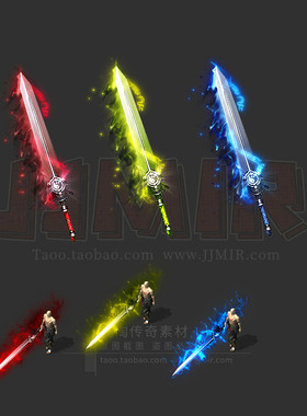 传奇武器素材 冰雪复古 火龙沉默 3职业武器装备打包 FW345