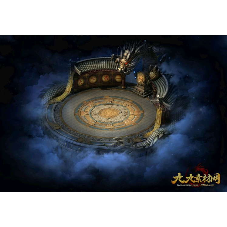 传奇地图素材 星空天下第一 高清独立地砖地图 无缝封边 HD209