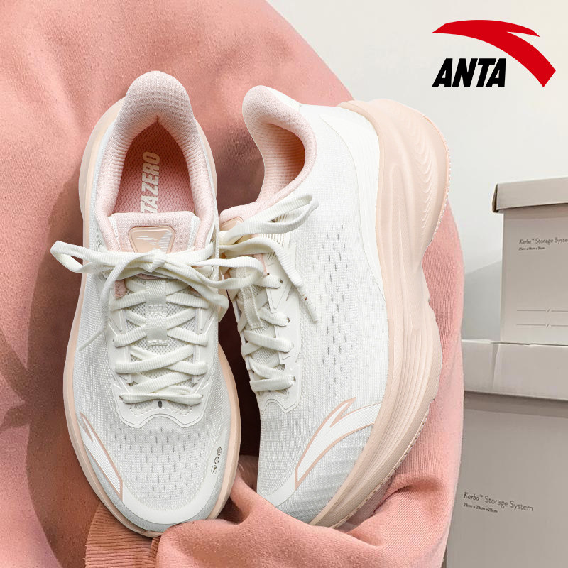 安踏毒刺7代女鞋专业减震跑步鞋女软底新款厚底轻便运动鞋慢跑鞋