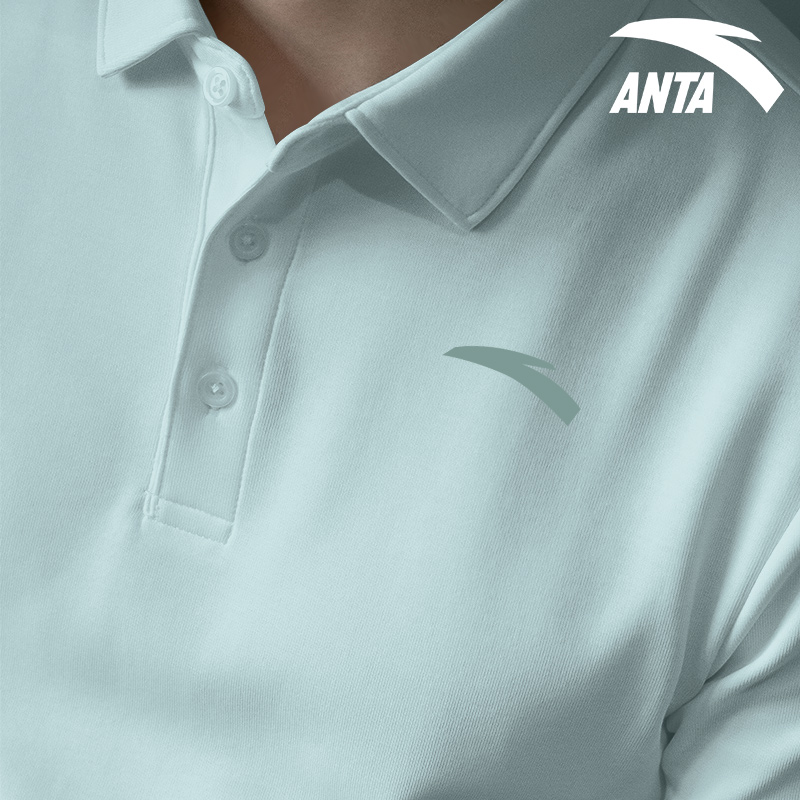 安踏官方旗舰店polo男短袖上衣