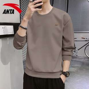 安踏男款卫衣2026春季新款青少年男装帅气学生潮流休闲长袖t恤男