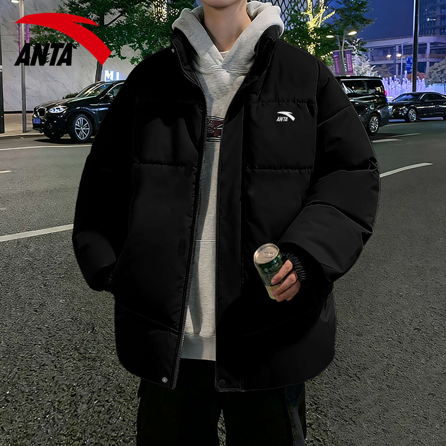 安踏官方旗舰店棉服男面包服