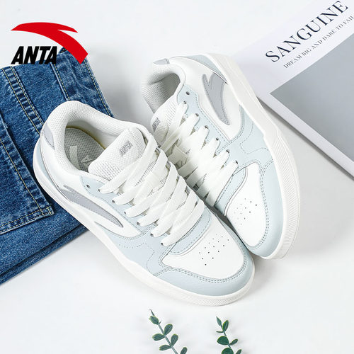 安踏官方旗舰店低帮板鞋女厚底