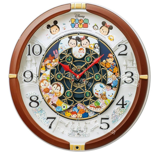 日本本土Seiko/精工 FW5迪士尼家用挂钟 电波自动对时整点旋律