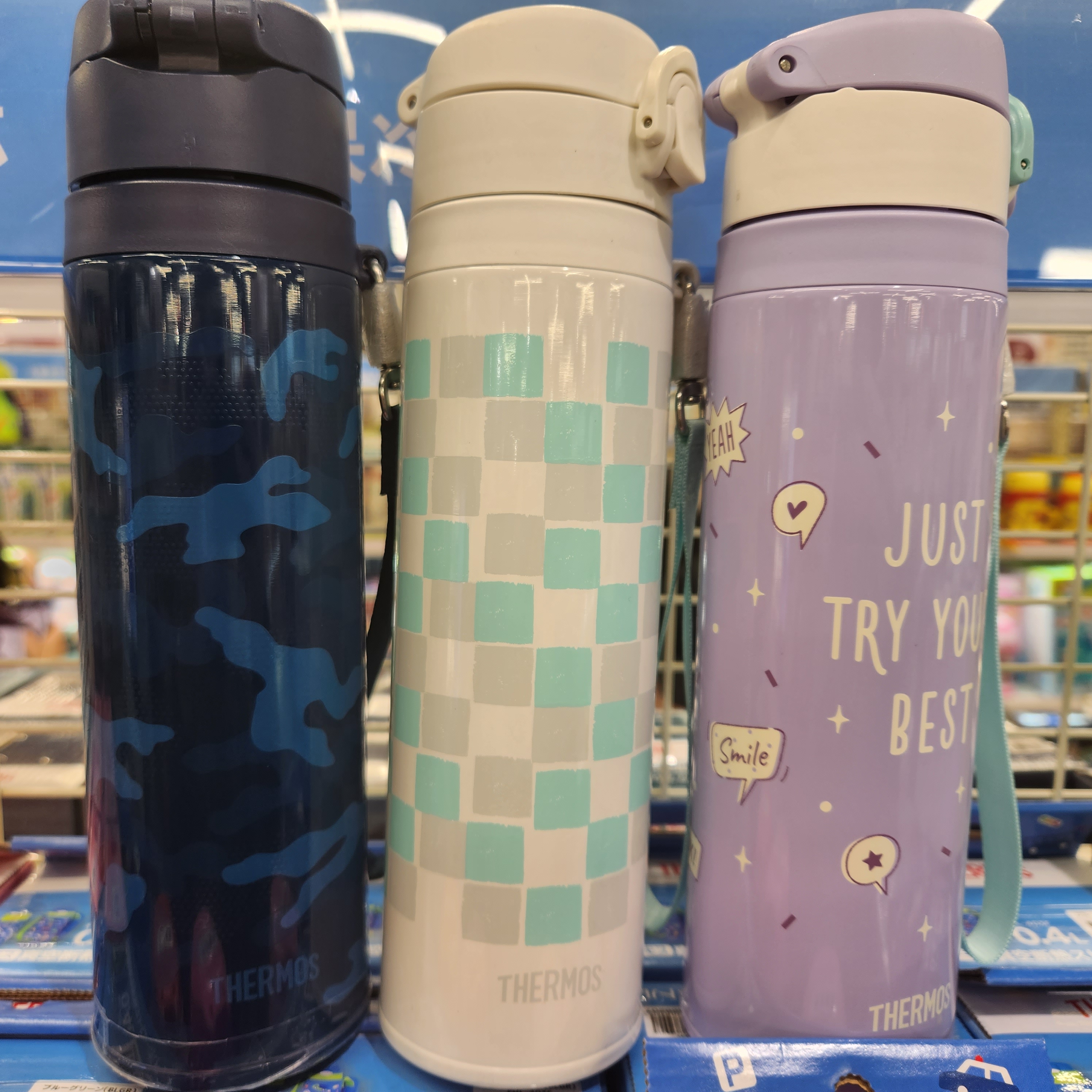 膳魔师保温冷两用杯弹盖直饮手拎绳550M促销爆款学生办公室