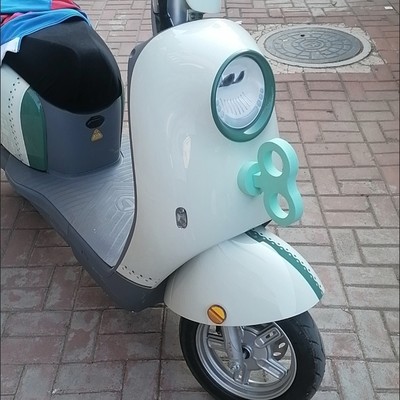 汽车萌物装饰小发条汽车摩托车电瓶车装饰发条