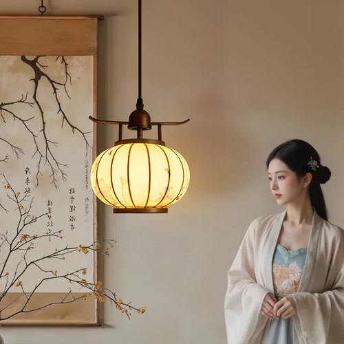 宋代美学复古禅意餐厅吊灯