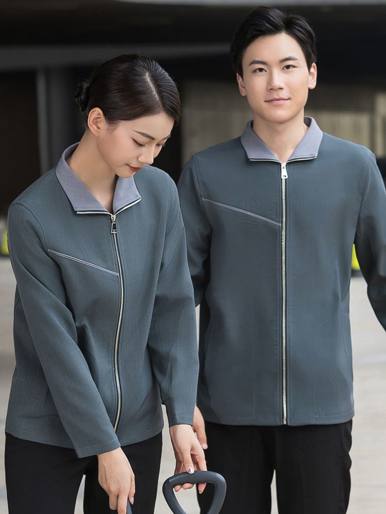 物业保洁卫衣加厚工作服房长袖秋冬装商场学校酒店客清洁工装阿姨