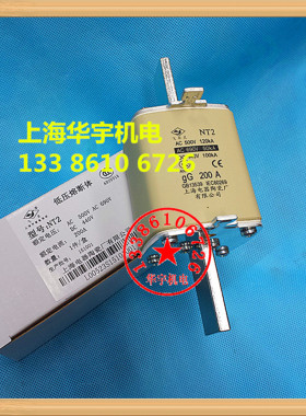 上海飞灵 NT2-160A 200A 250A 熔断器 保险熔芯AC500V690V DC440V