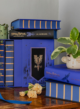 哈利波特1-7册 拉文克劳学院版 精装套装 英文原版 JK罗琳 Harry Potter Gryffindor House Edition Hardback box set 典藏礼品