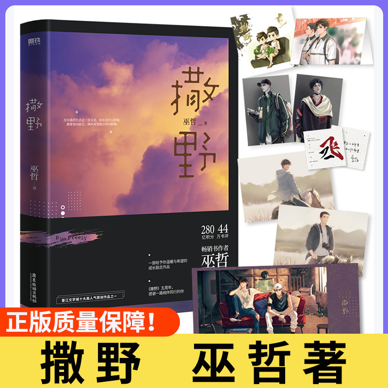 正版！撒野新版小说+漫画版