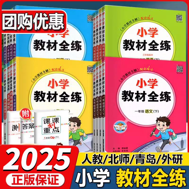 2025小学教材全练薛金星