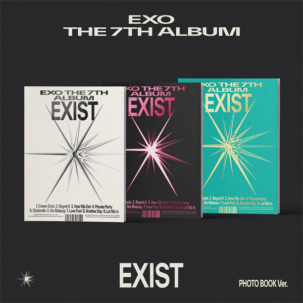 现货正版 EXO回归新专辑 正规7辑 EXIST 官方海报小卡周边