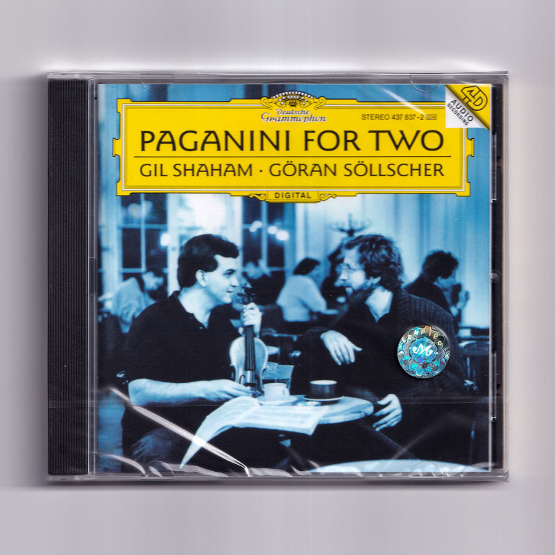 正版 帕格尼尼 小提琴与吉它的对话 进口CD 4378372 企鹅三星带花