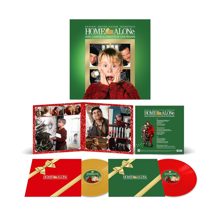 JOHN WILLIAMS Home Alone 小鬼当家原声带 2LP 黑胶唱片 彩胶