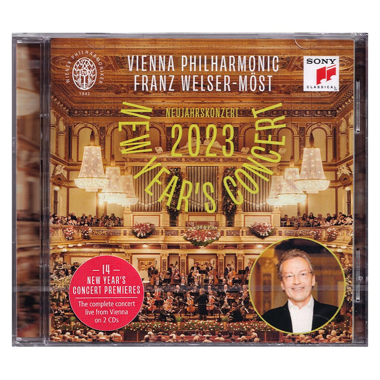 欧版 2023年维也纳新年音乐会 原版进口CD碟 古典音乐
