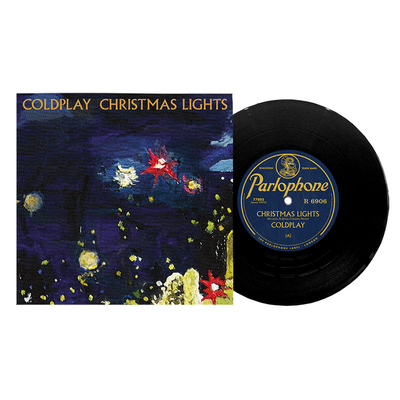 正版现货 酷玩乐队专辑 Coldplay 圣诞音乐 7寸 黑胶唱片 lp