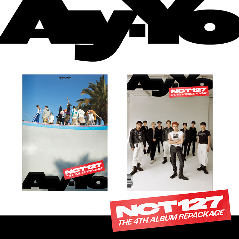 nct 127专辑 正规4辑 后续 repackage ay-yo cd 小卡贴纸