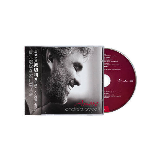 正版 Andrea安德烈波切利专辑 Amore 爱慕 CD 古典男高音流行唱片