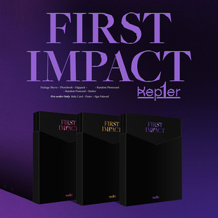 现货 首张迷你1辑 Kep1er专辑 IMPACT CD小卡写真集 FIRST 正版